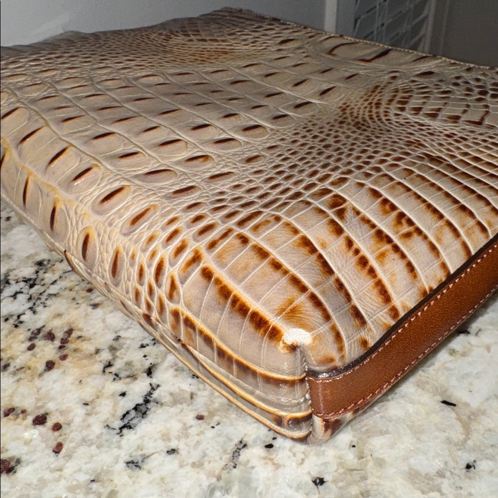 Brahmin All Day Croc Embossed Crossbody Clutch - Picture 15 of 17